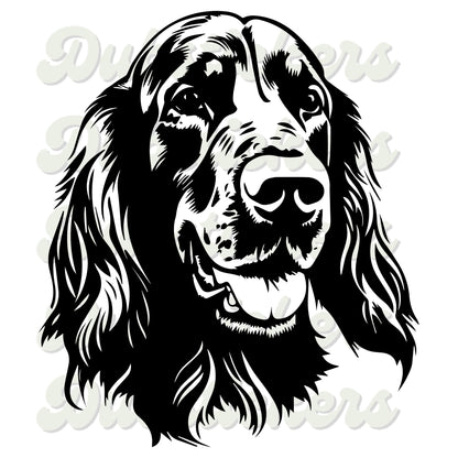 Irish Setter Dog Head Decal