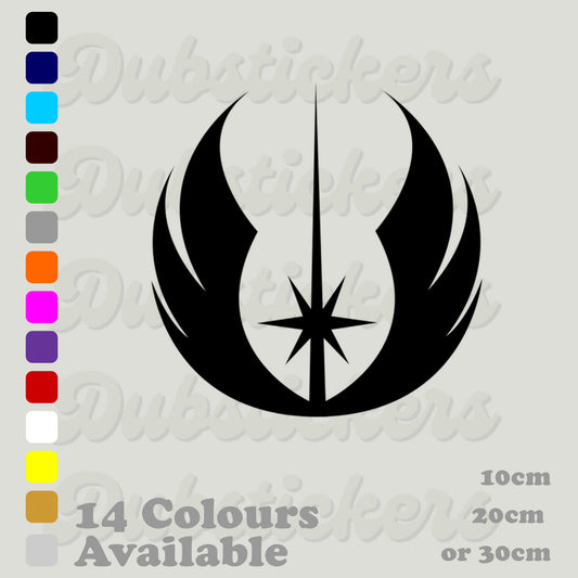 Jedi Order Emblem Decal