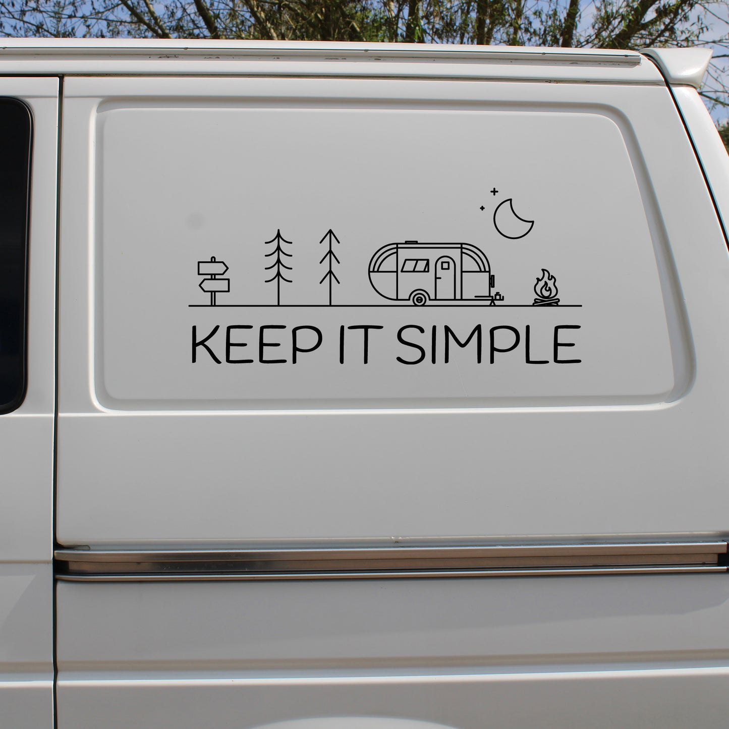 Keep It Simple Vinyl Waterproof Decal