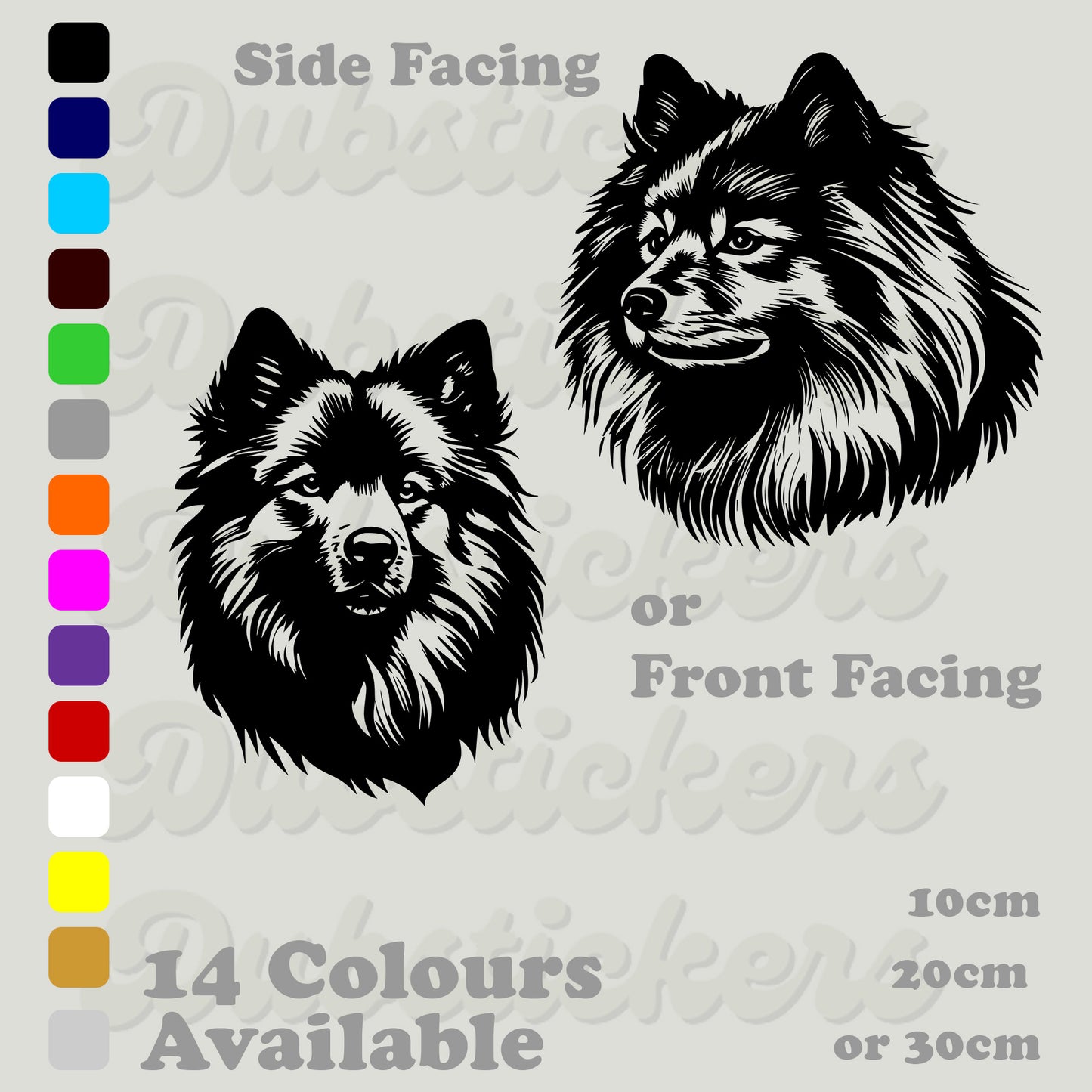 Keeshond Decal