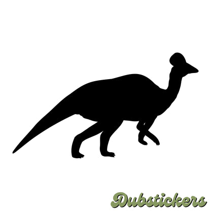 Kritosaurus Dinosaur Silhouette Decal Vinyl Waterpoof Sticker Campervan Laptop Window