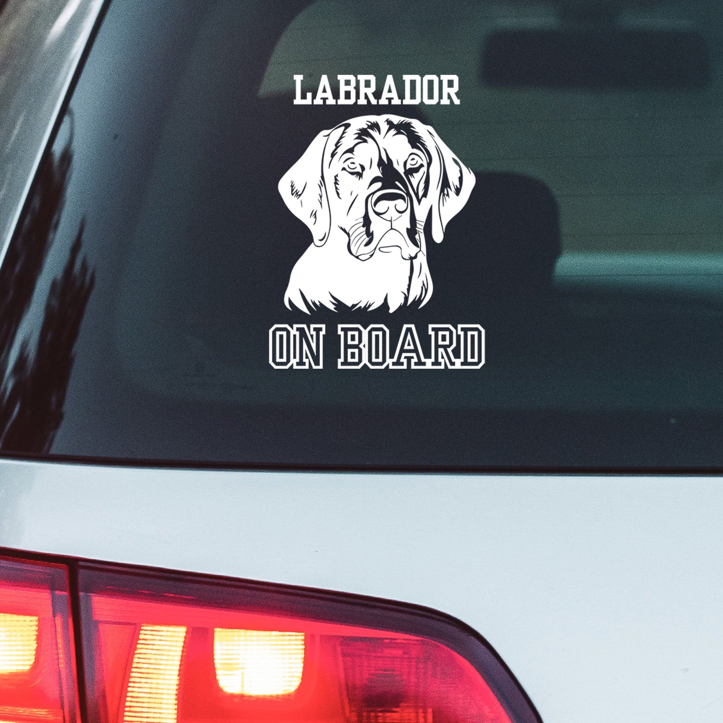 Labrador On Board Decal