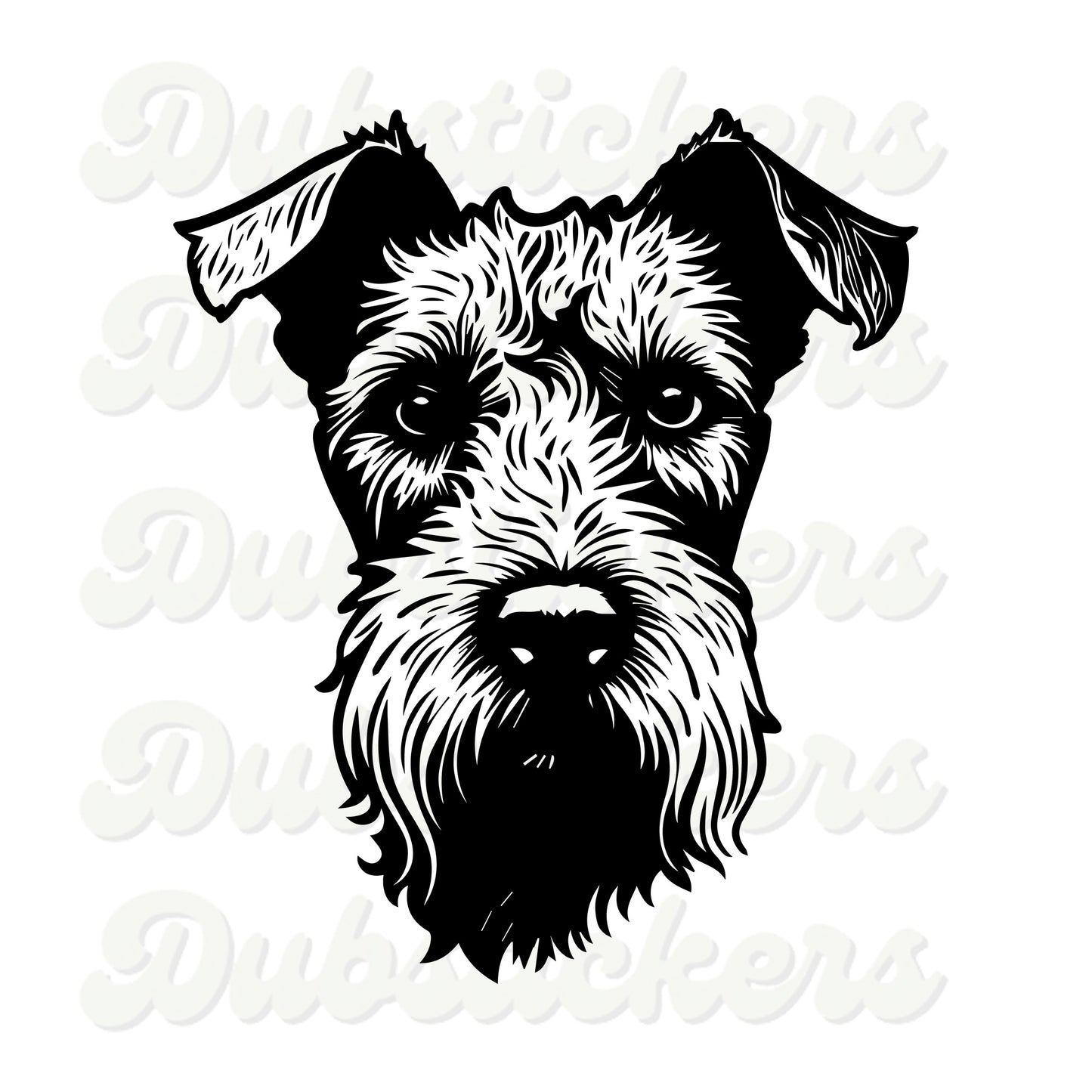 Lakeland Terrier Dog Head Decal