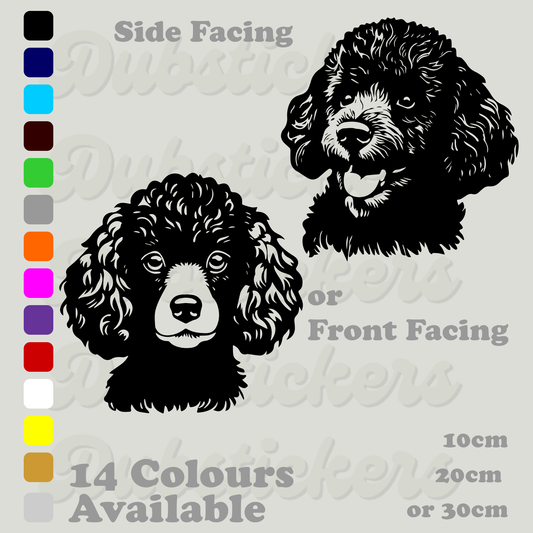 Miniature Poodle Decal