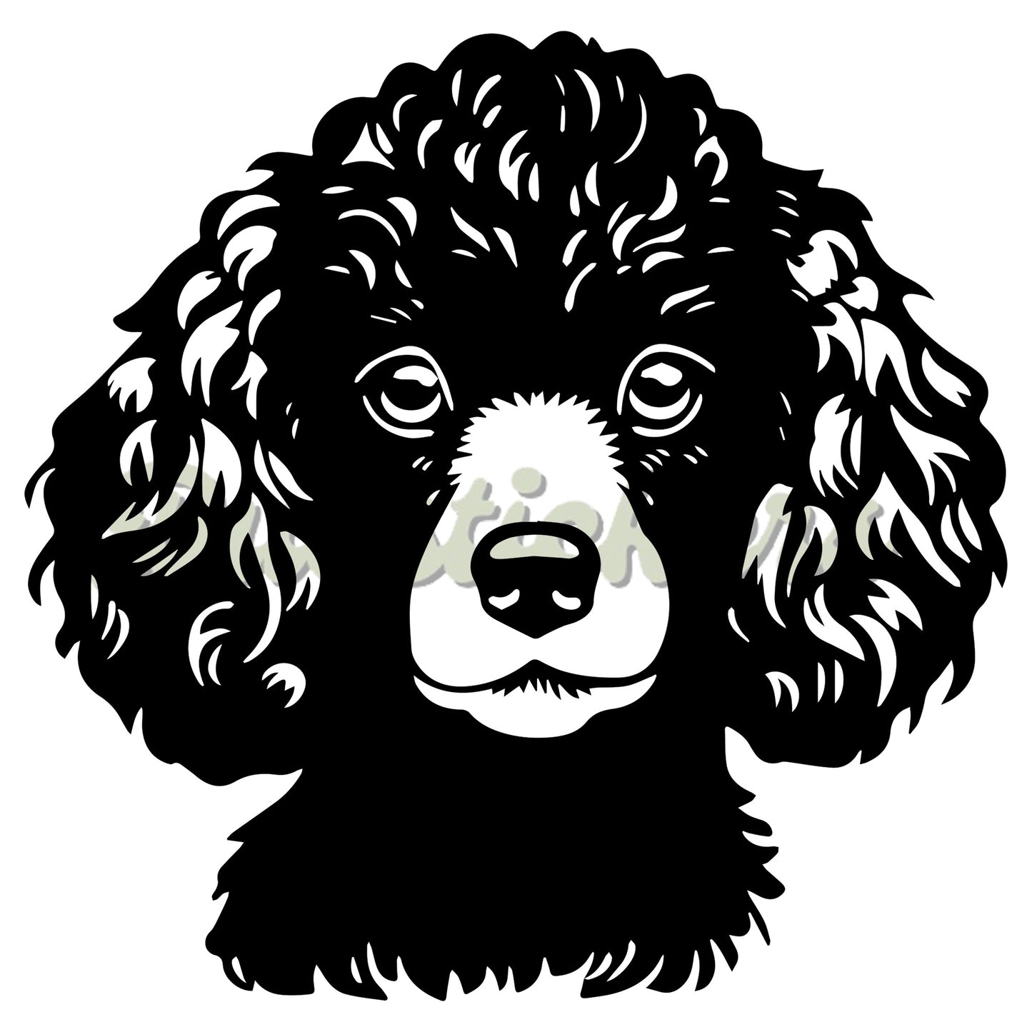 Miniature Poodle Decal