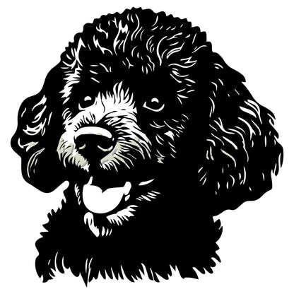 Miniature Poodle Decal