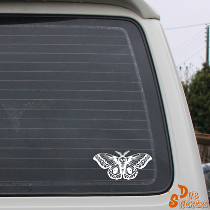 Deaths Head Hawkmoth Decal Vinyl Waterpoof Sticker Campervan Laptop Window