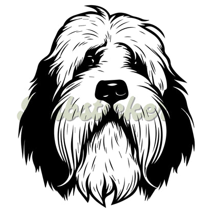 Old English Sheep Dog Decal