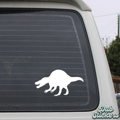 Ouranosaurus Dinosaur Silhouette Decal Vinyl Waterpoof Sticker Campervan Laptop Window