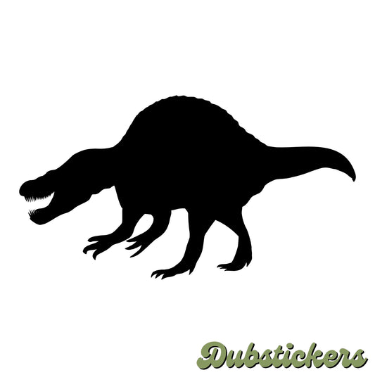 Ouranosaurus Dinosaur Silhouette Decal Vinyl Waterpoof Sticker Campervan Laptop Window