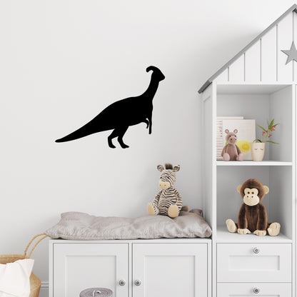 Parasaurolophus Dinosaur Silhouette Decal Vinyl Waterpoof Sticker Campervan Laptop Window