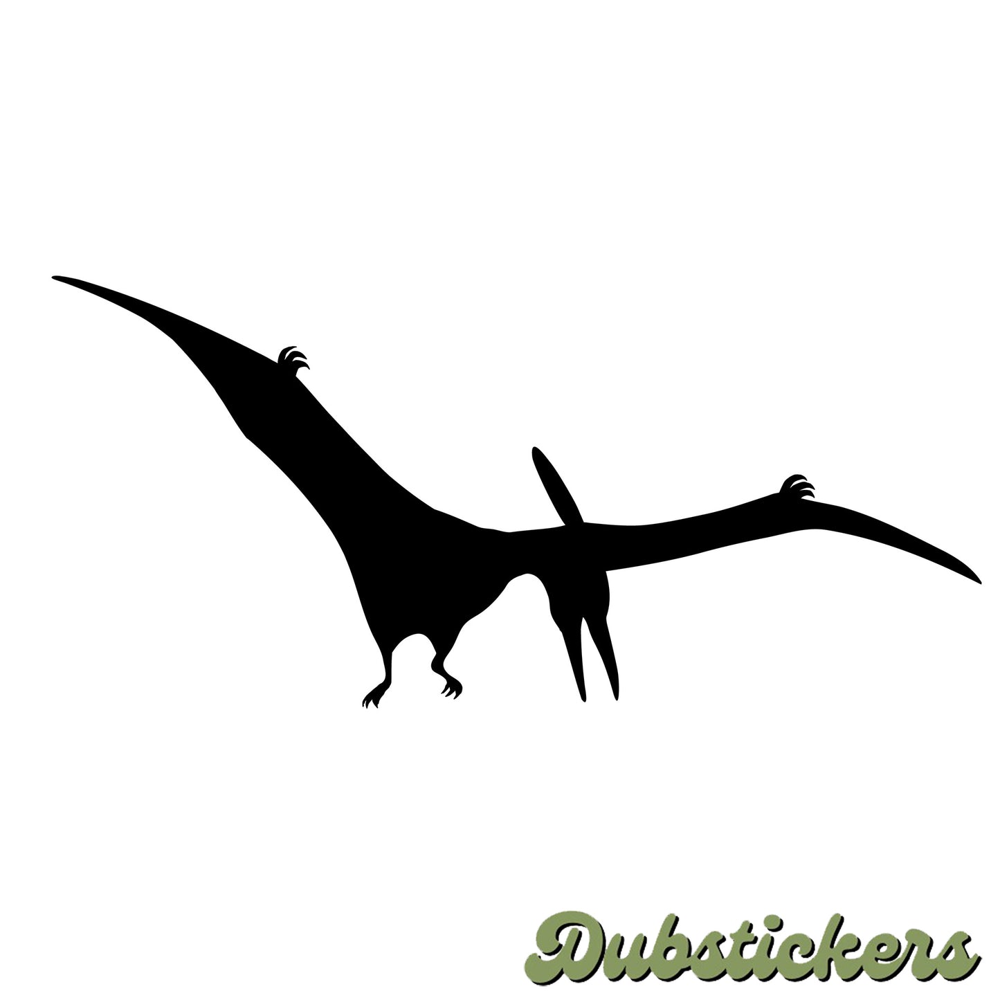 Pteranodon Dinosaur Silhouette Decal Vinyl Waterpoof Sticker Campervan Laptop Window