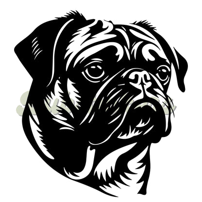 Pug Decal