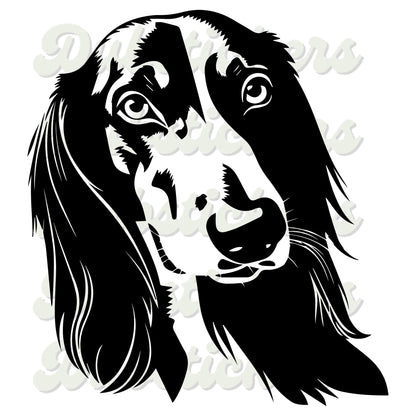 Saluki Dog Head Decal