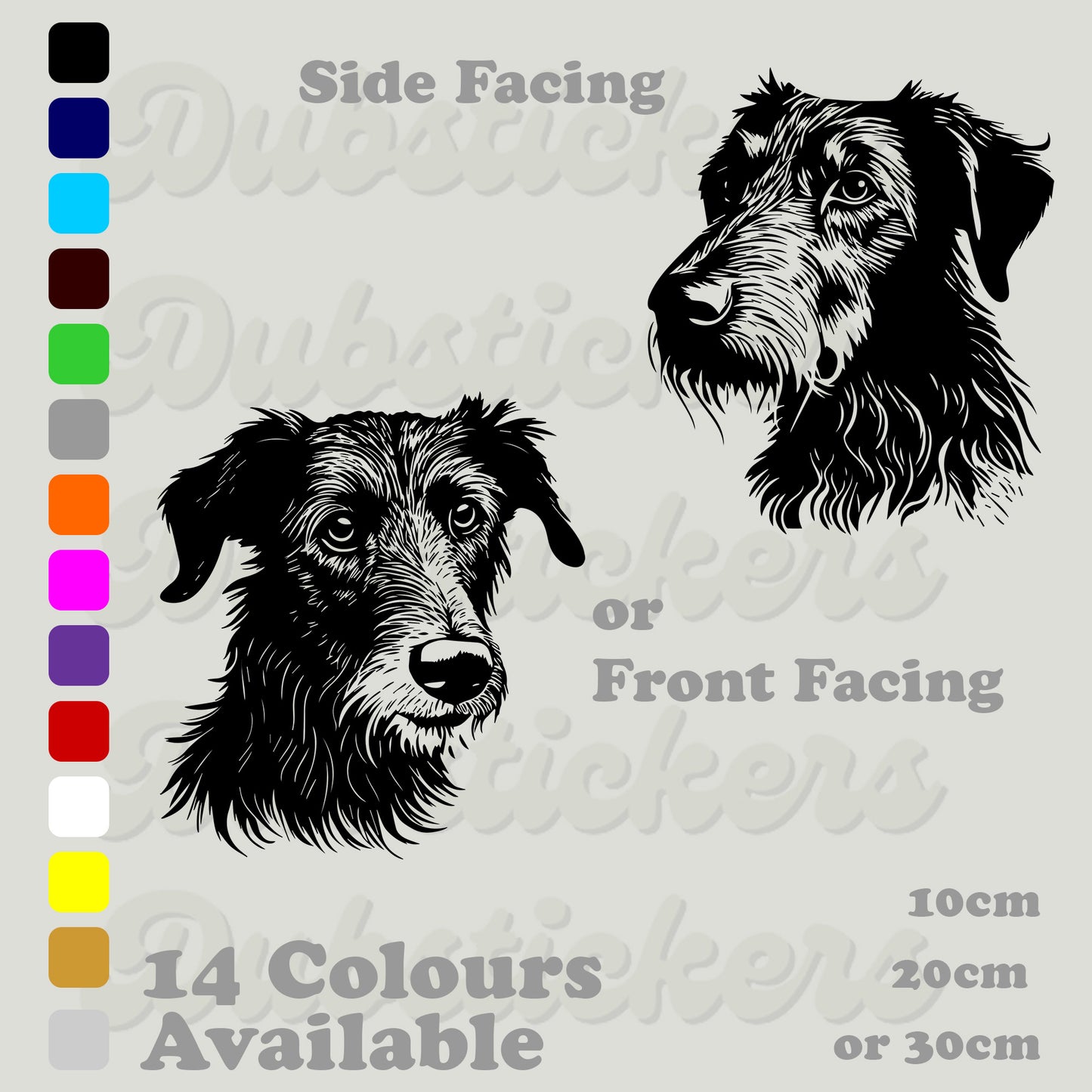 Scottish Deerhound Dog Decal