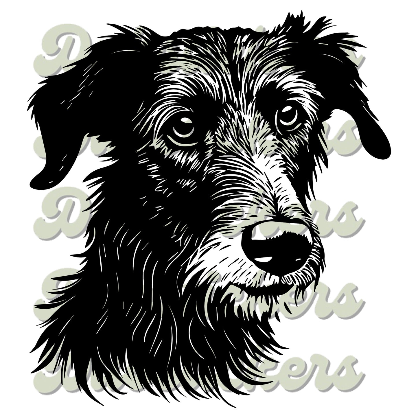 Scottish Deerhound Dog Decal