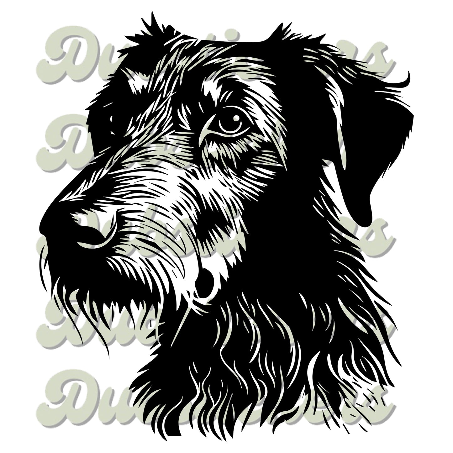 Scottish Deerhound Dog Decal