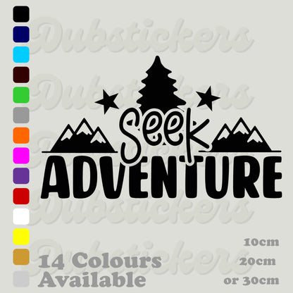 Seek Adventure Decal