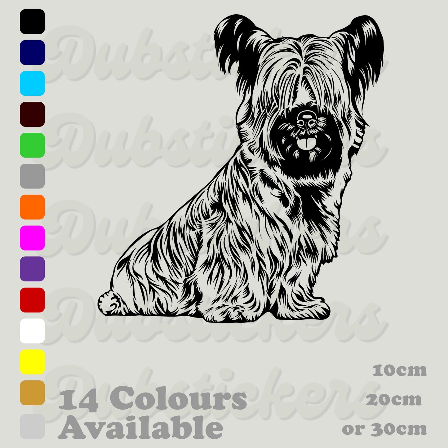 Skye Terrier Decal