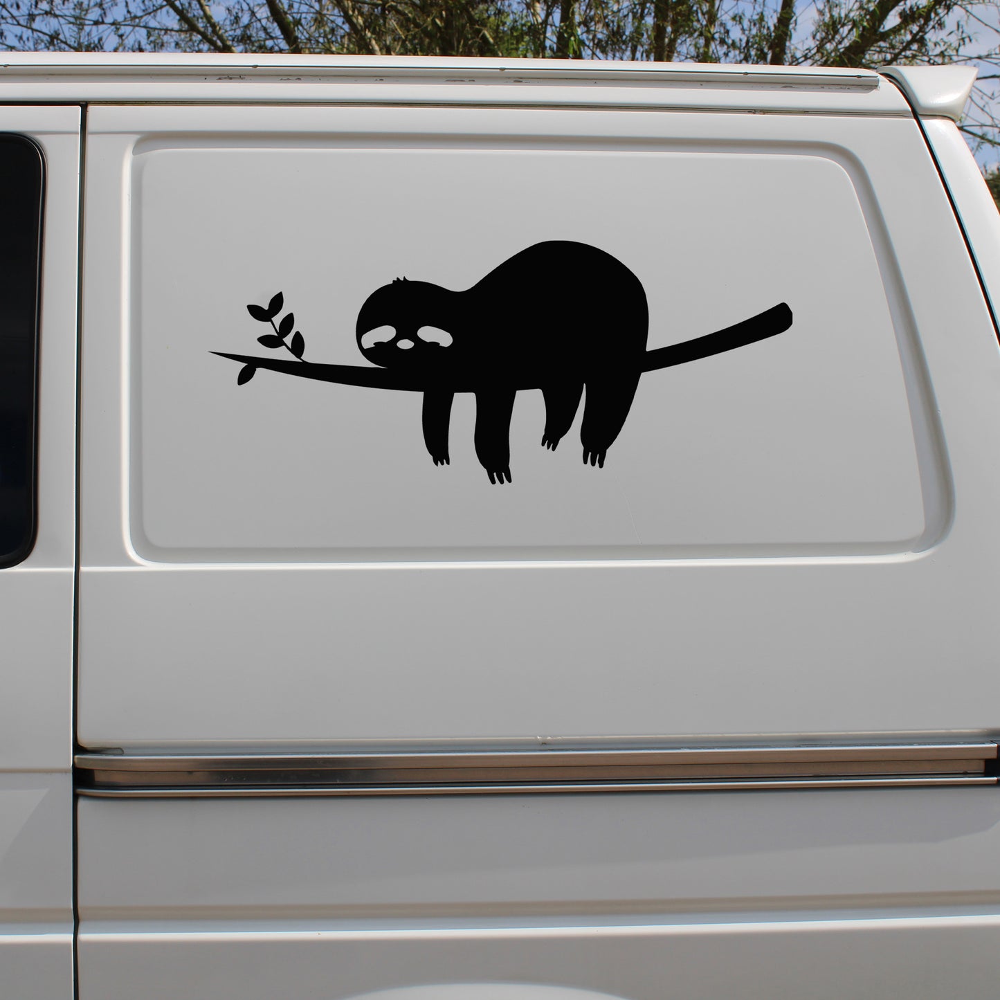 Sleeping Sloth Decal Vinyl Waterpoof Sticker Campervan Laptop Window