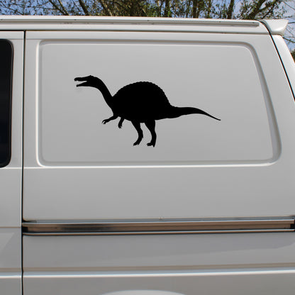 Spinosaurus Dinosaur Silhouette Decal Vinyl Waterpoof Sticker Campervan Laptop Window