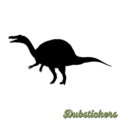 Spinosaurus Dinosaur Silhouette Decal Vinyl Waterpoof Sticker Campervan Laptop Window