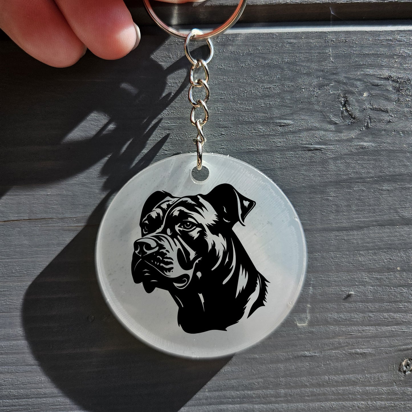 Staffordshire Bull Terrier Keyring