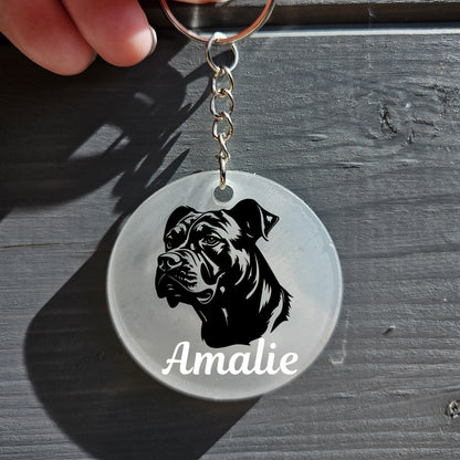 Staffordshire Bull Terrier Keyring