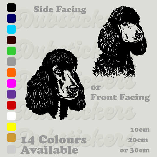 Standard Poodle Decal