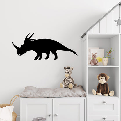 Styracosaurus Dinosaur Silhouette Decal Vinyl Waterpoof Sticker Campervan Laptop Window