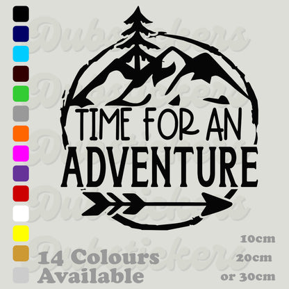 Time For An Adventure Decal