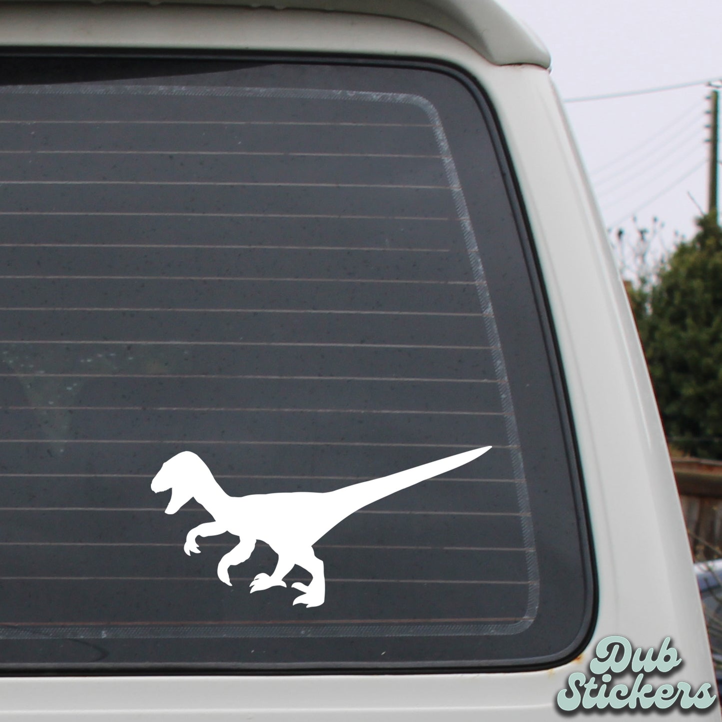 Valdosaurus Dinosaur Silhouette Decal Vinyl Waterpoof Sticker Campervan Laptop Window