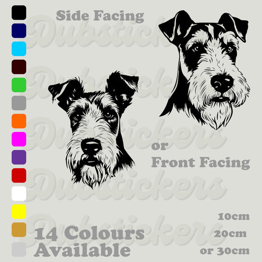 Wire Fox Terrier Decal