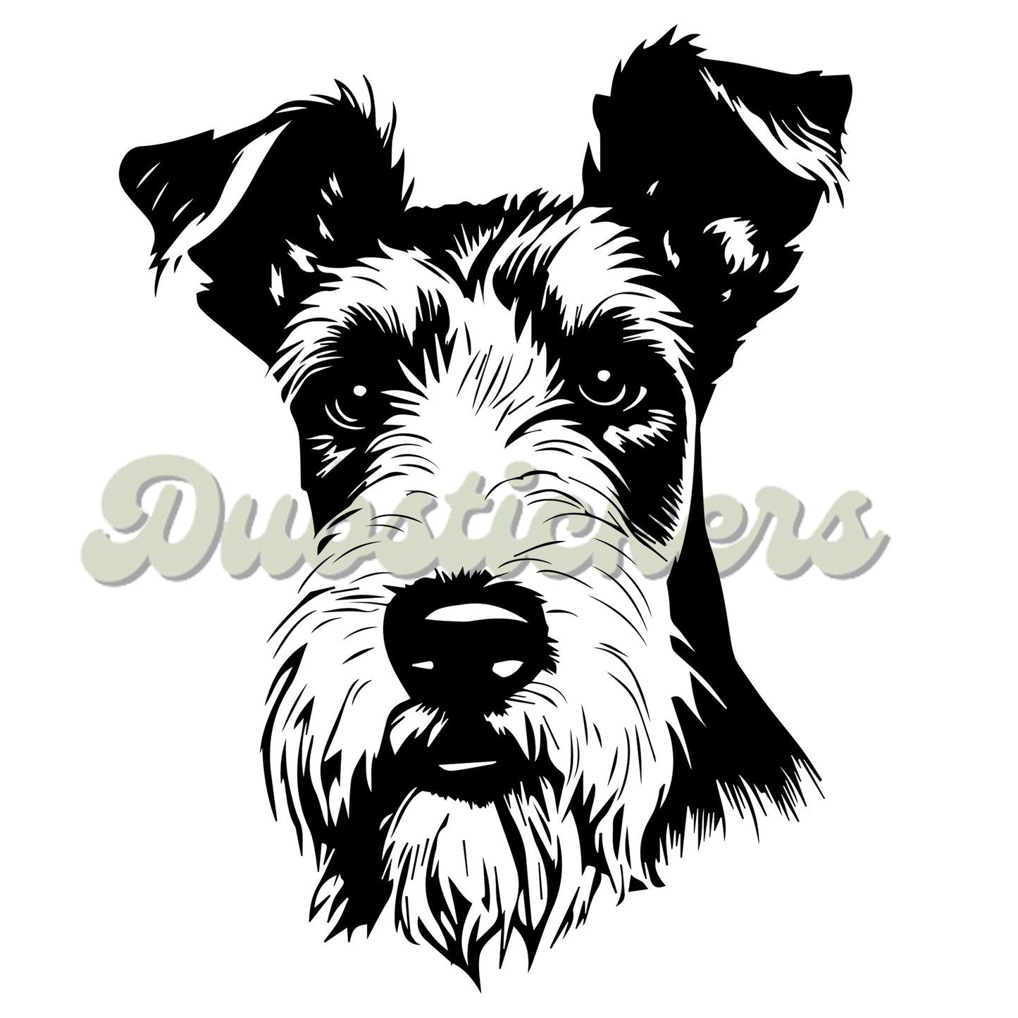 Wire Fox Terrier Decal