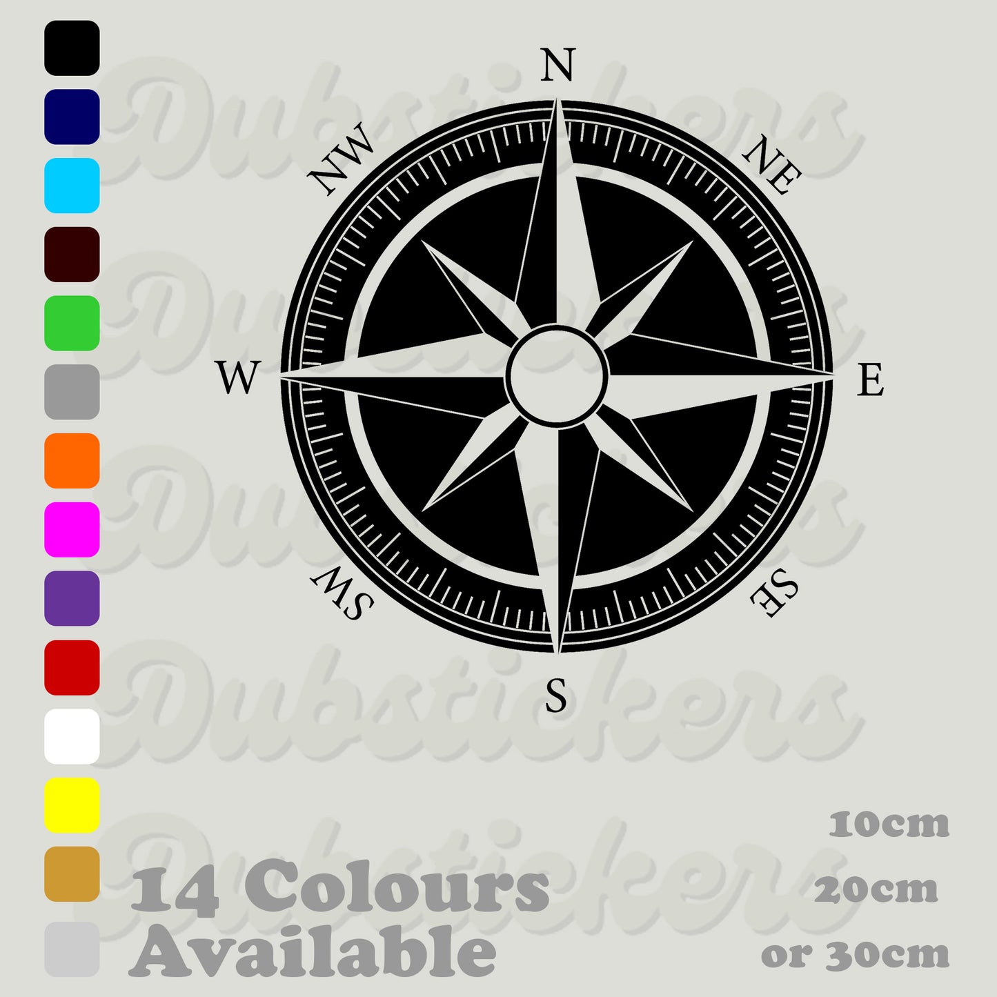 Compass Decal