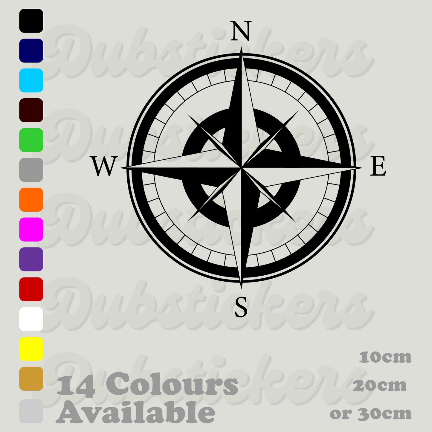 Compass Decal