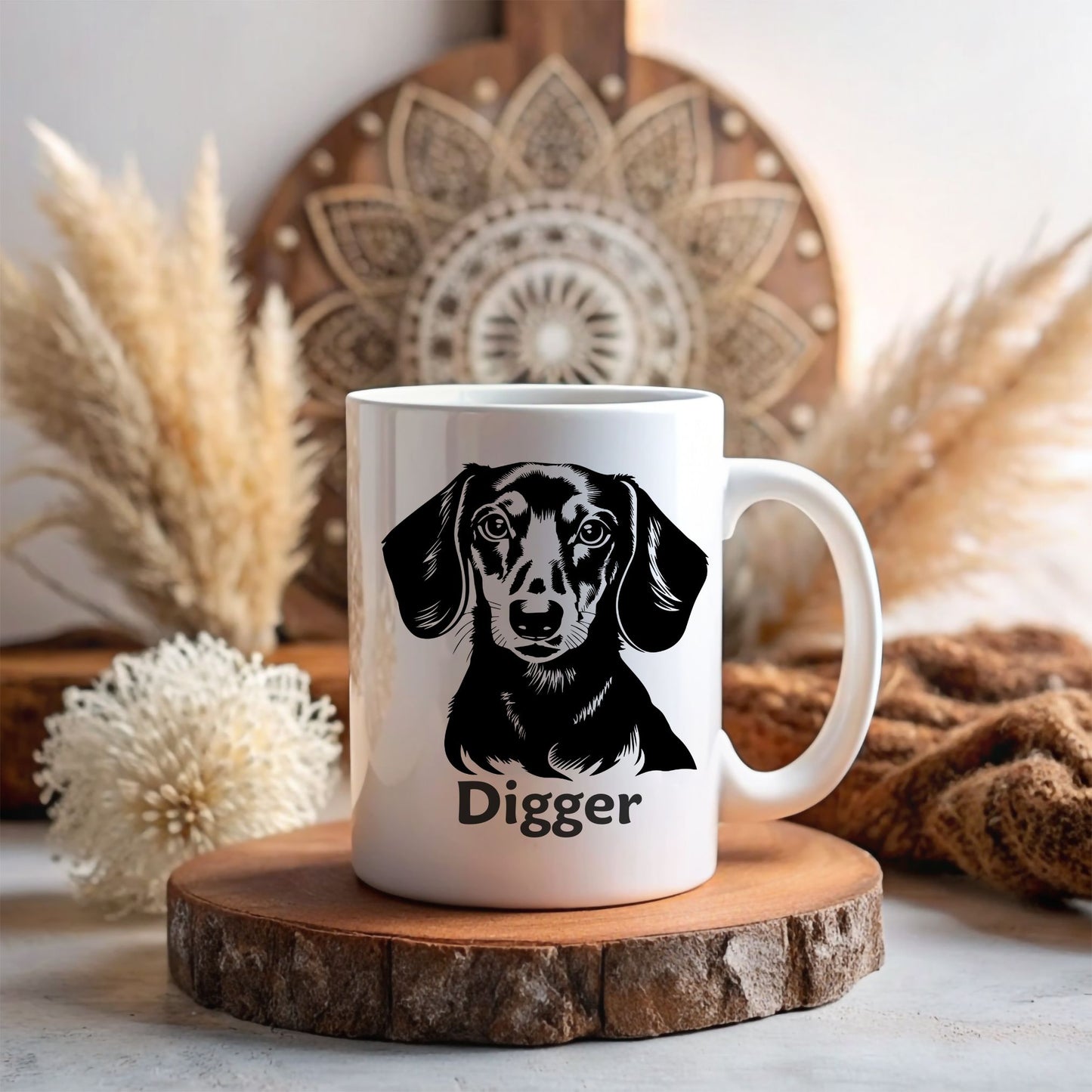 Personalised Dachshund Mug