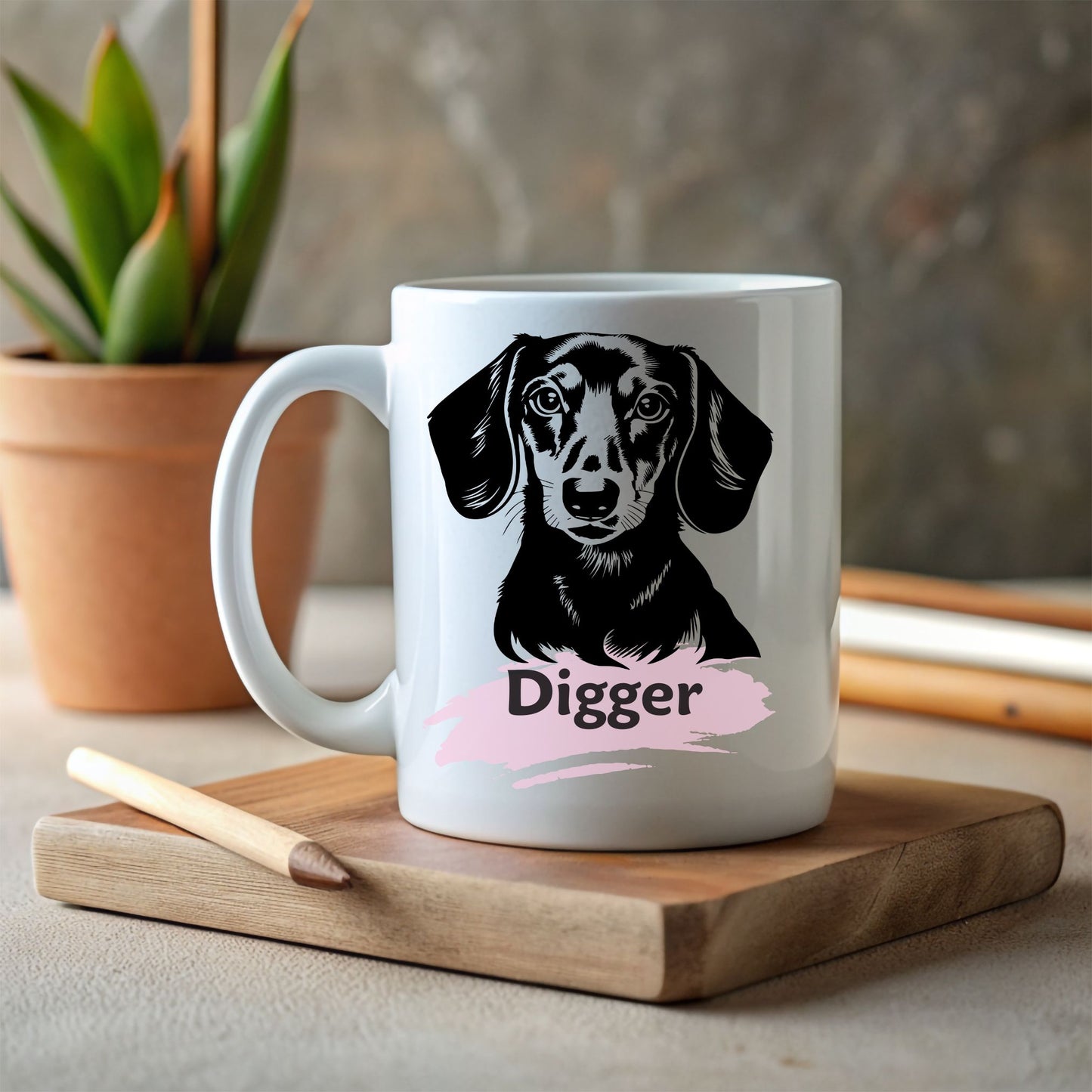 Personalised Dachshund Mug