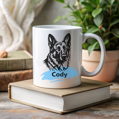 Personalised German Shepherd Mug