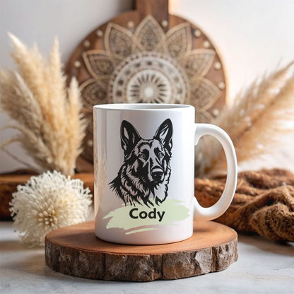 Personalised German Shepherd Mug