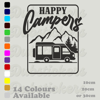 Happy Campers Decal