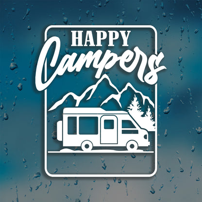 Happy Campers Decal