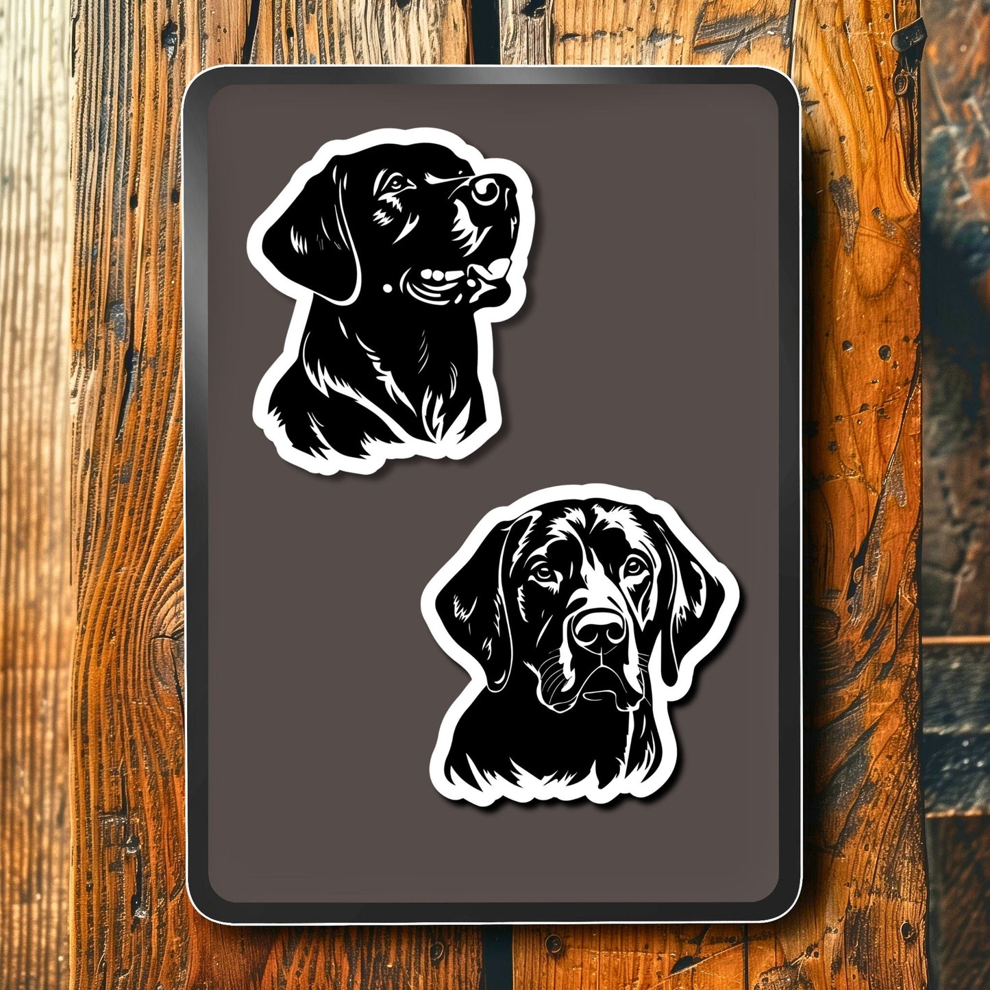 Labrador Stickers Set of 2