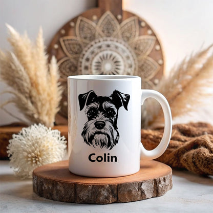 Personalised Miniature Schnauzer Mug