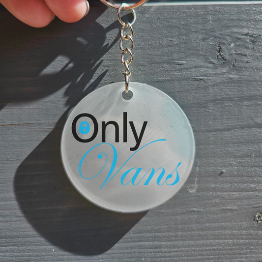 Only Vans (Only Fans) Keyring