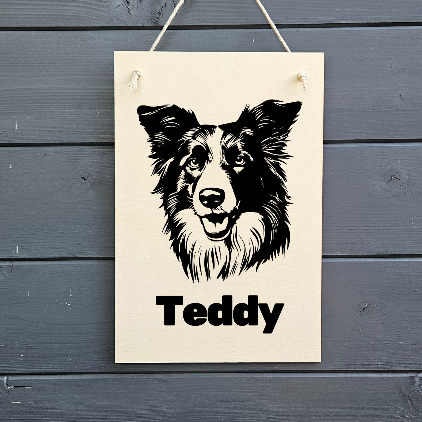 Personalised Dog Wooden Sign