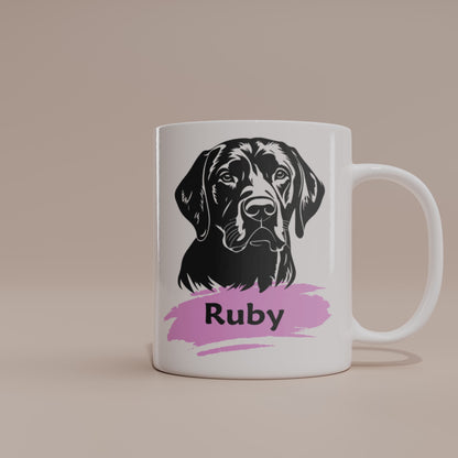 Personalised Pug Mug