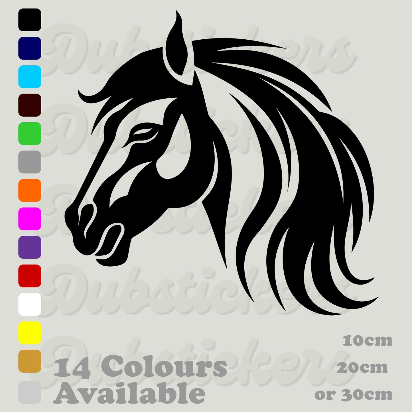 Horse Head Decal