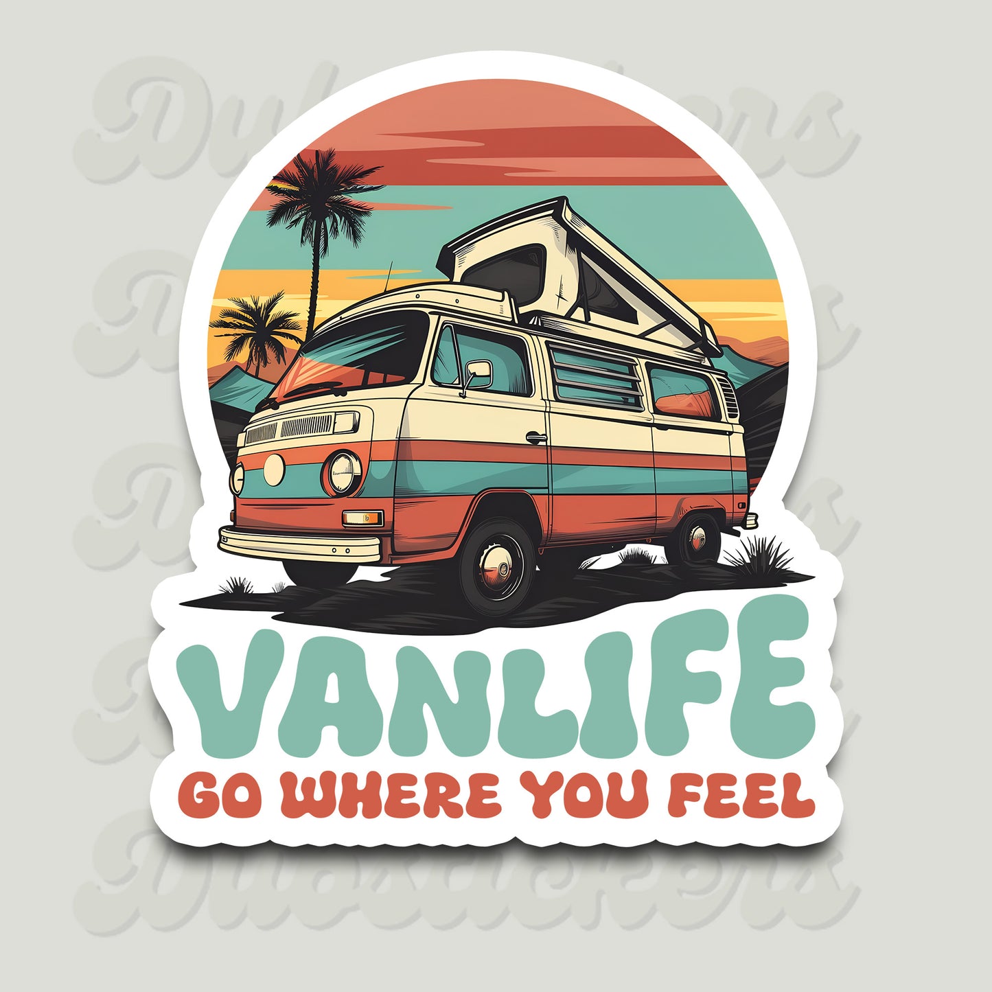 Van Life Vinyl Sticker